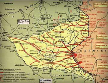 Battle of the Bulge Map